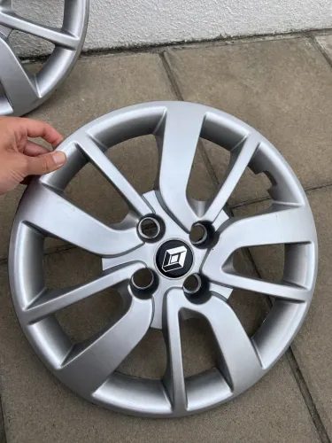 Kit 3 calotas aro 15 original renault sandero