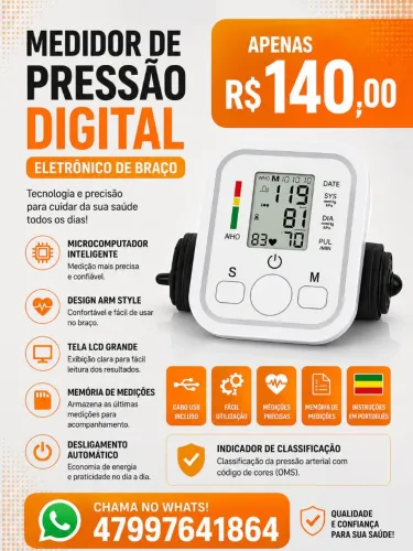 Medidor de pressão digital