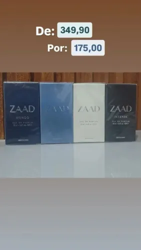 Perfume ZAAD original boticário