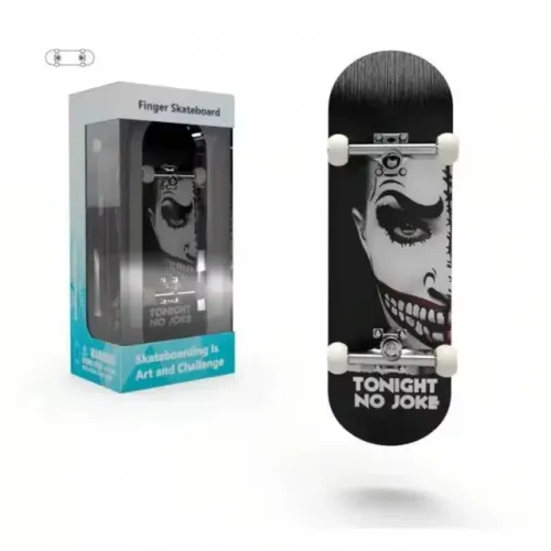 Skate Dedo Profissional Joker Madeira Com Rolamento Fingerboard