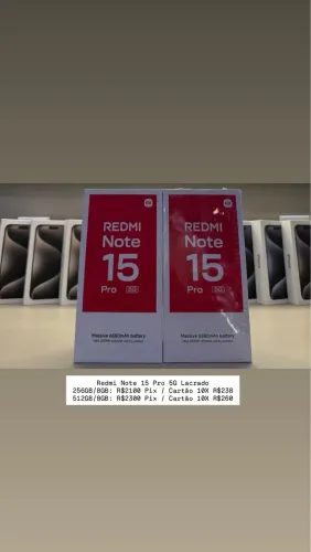 Redmi Note 15 Pro 5G Lacrado