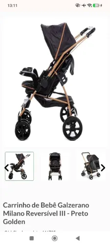 Carinho para bebê Galzerano