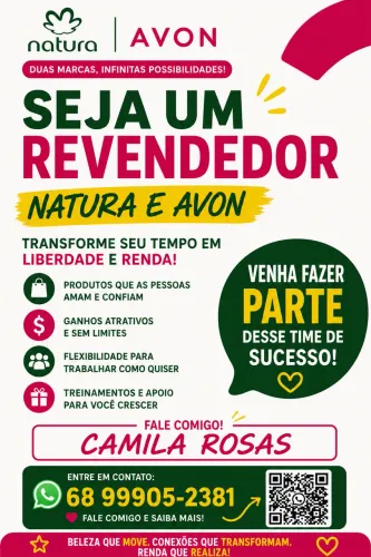 Cadastro Natura e Avon