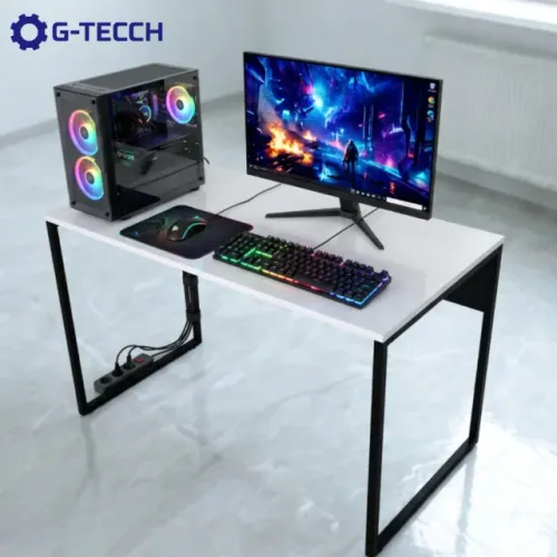 Mesa de Escritório 1m NOVA Escrivaninha Industrial Multiuso para Notebook Computador Birô