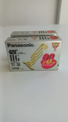 2 Fitas VHS-Compact TC-30 Panasonic