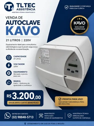 Autoclave KaVo 21 litros 220v