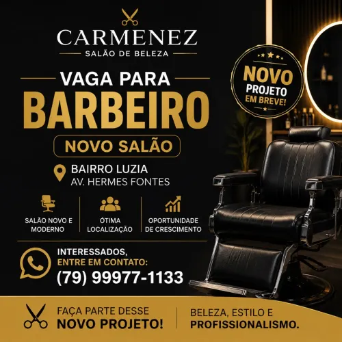 Vaga para barbeiro profissional!