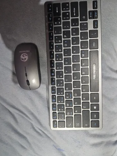 Teclado e mouse bluetooth e wireless 2.4 gz