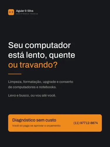 Serviços de Informática - Manutenção, Limpeza e Formatação