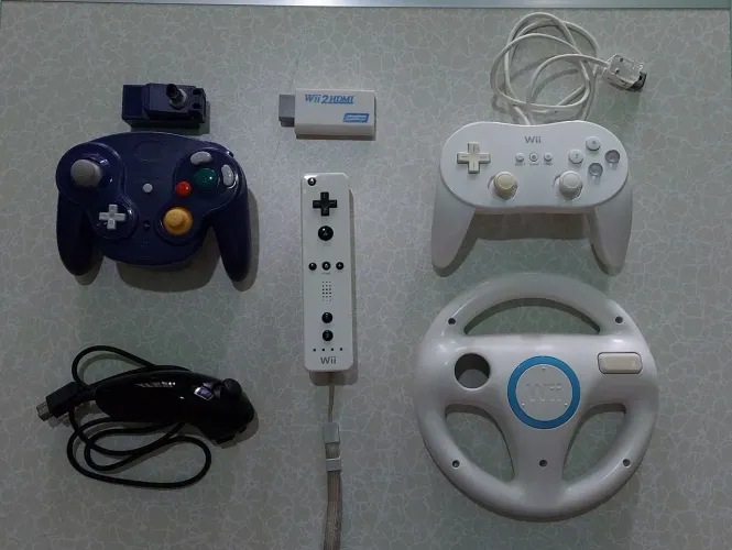Lote de Acessórios Nintendo Wii
