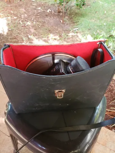 Antiga câmera filmadora