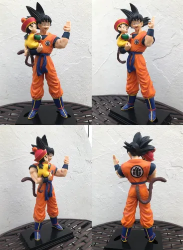 DRAGON BALL GOKU COM SEU FILHO GOHAN 