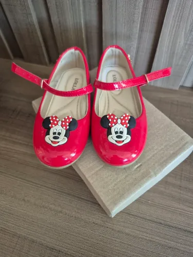 Sapato infantil minnie vermelha tam. 26