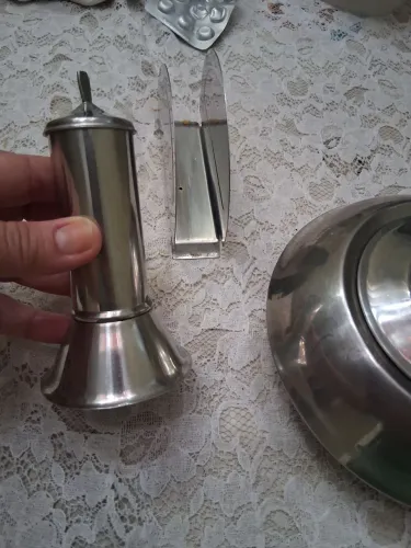Peças inox antigas