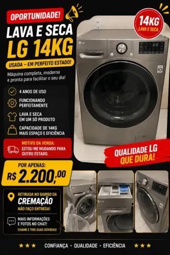 Lava e seca LG