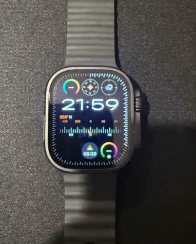 Título sugerido: Apple Watch Ultra 3 Preto - Semi-novo (2 meses de uso)