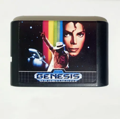 MICHAEL JACKSON MOONWALKER PARA MEGA DRIVE E SEGA GENESIS JOGÃO RARIDADE CARTUCHO ZERADO