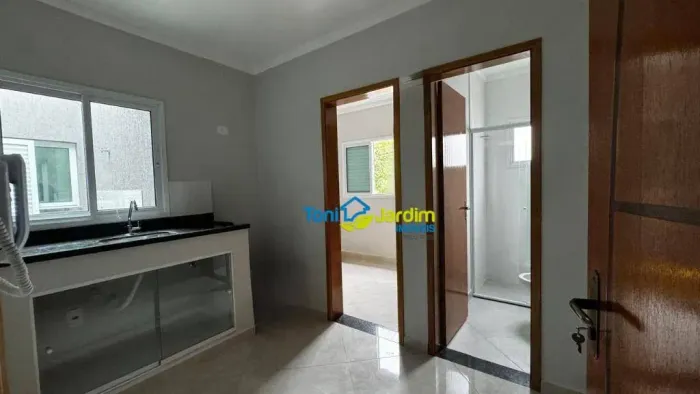 Kitnet com 1 dormitório para alugar, 25 m² - Utinga - Santo André/SP