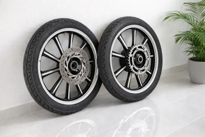 Roda de liga dianteira original Kasinski Mirage 150 (Leia)