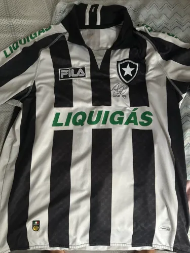 Camisa Botafogo Fila Original Autografada por Loco Abreu
