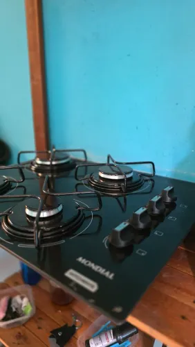 Fogão à gás cooktop 4 bocas Elétrico novo