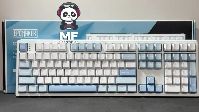 Teclado Mecânico 100% Epomaker TH108 Sem Fio
