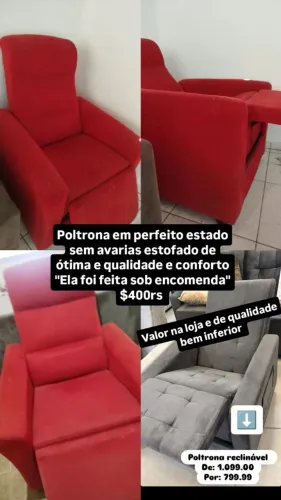 Poltrona reclinável