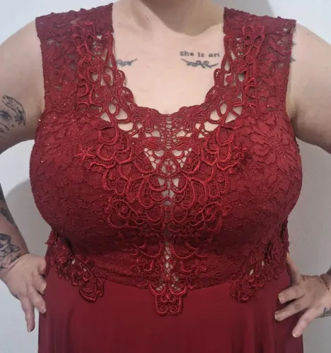 Vestido de Festa Vermelho NOVO
