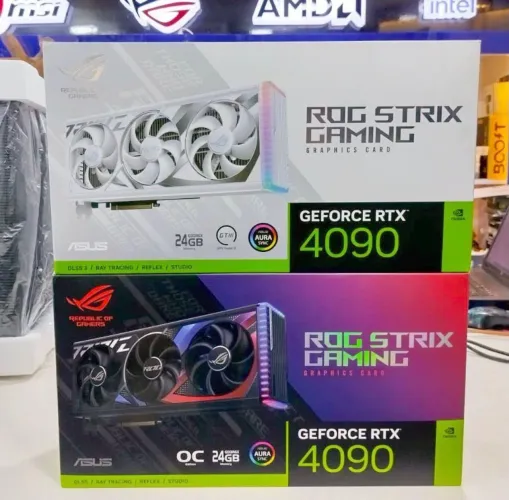 Placa de Vídeo Nvidia Strix RTX 4090 Nf e Garantia (Branca e Preta)