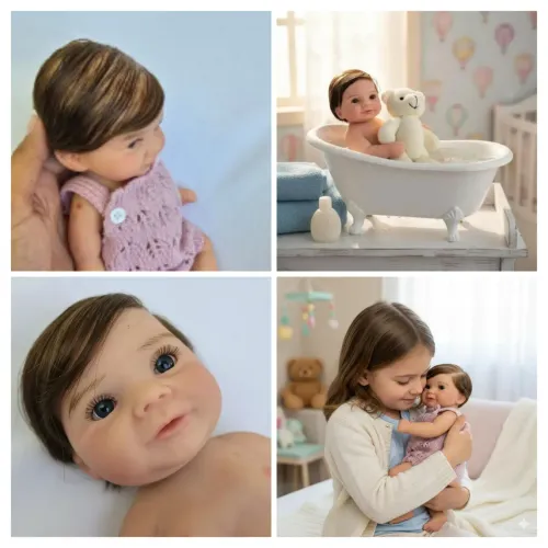 ? Boneca Bebê Reborn Silicone Sólido Premium - Alto Padrão Artesanal