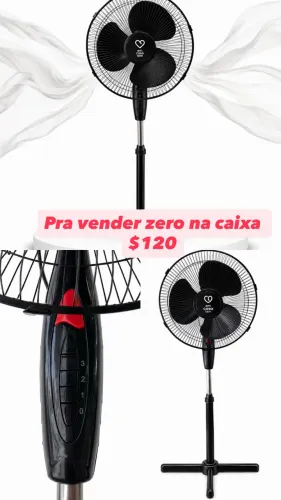 Ventilador zero na caixa