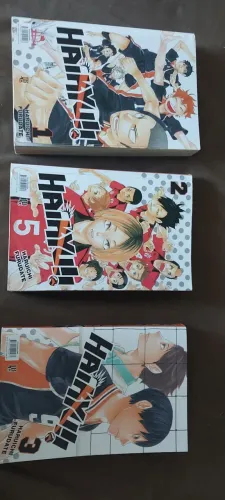 Mangá de haikyuu vol 1 ao 2