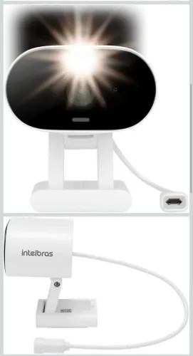 Câmera Externa Inteligente Full HD Wi-fi Full Color iME 500 Branco Intelbras