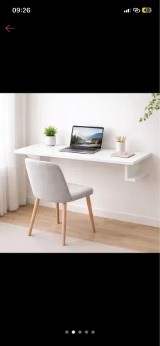 Mesa Escrivaninha Suspensa 80 cm Escritório Notebook Home Office Setup Gamer -