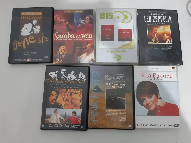 Coleção dvds de música