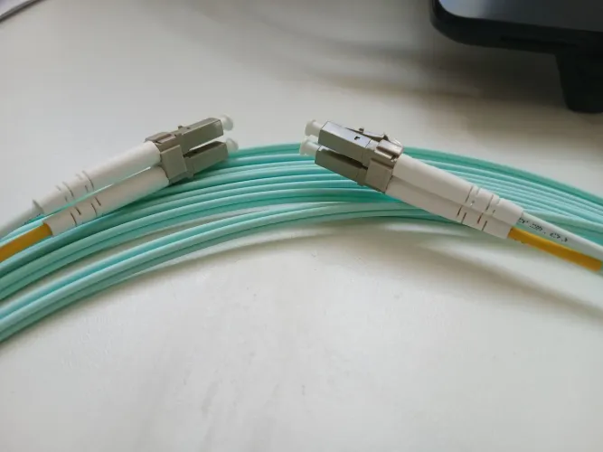 CORDAO OPTICO 7m Dulpex Multimodo 50/125 LC/UPC x LC/UPC