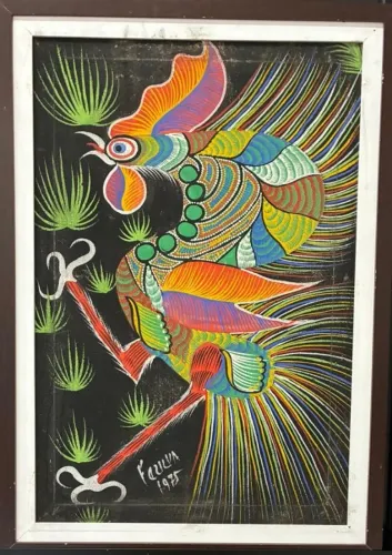 Quadro, óleo sobre tela de Francisco da Silva.