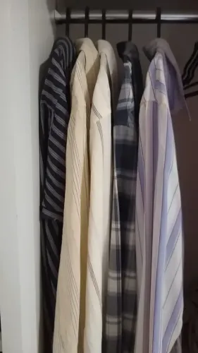 Kit 5 Camisas Sociais Masculinas Listras Xadrez (Usado)