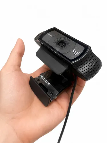 Webcam Logitech C920e Full HD + Tripé - Semi Nova |
