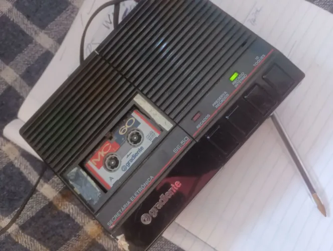 Secretaria eletrônico usada para colecionador 