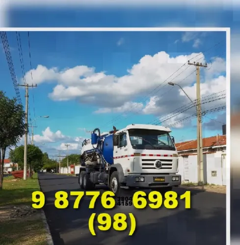 Limpa Fossa no Renascença Calhau Ponta do Farol São Francisco Turu Cohama e região Trajano