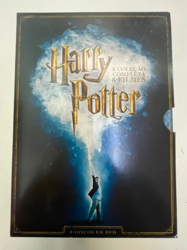 RELÍQUIA COLEÇÃO HARRY POTTER COMPLETA 8 FILMES - 8 DISCOS.