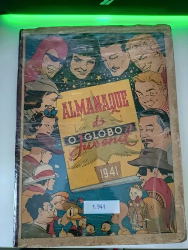 Almanaque do Globo Juvenil 1941 Raro - Capa Colorida!