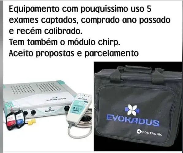 Aparelo Evokadus PEAT BERA com módulo CHIRP