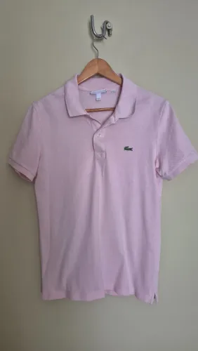 Polo Lacoste Slim Fit Rosa - Original
