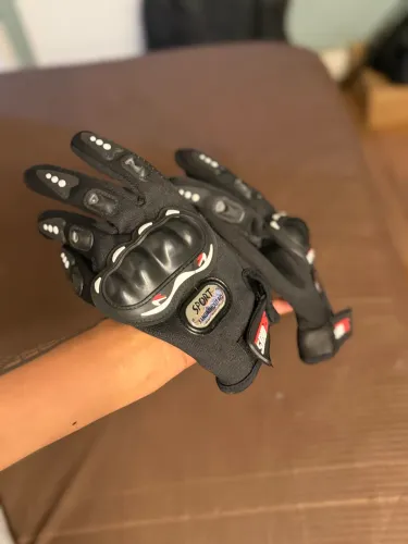 Luvas esportivas moto