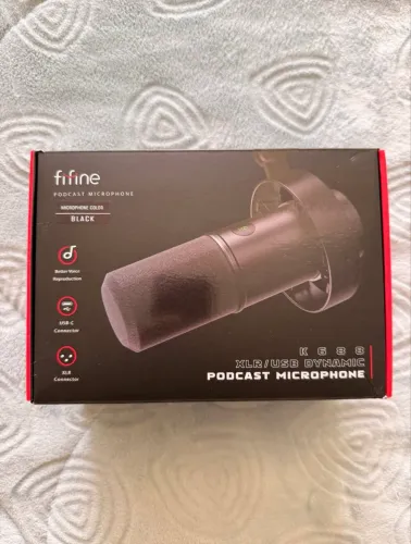 Microfone Fifine K688 Dinâmico USB/XLR