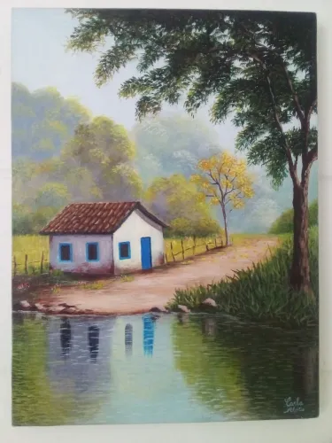 Pintura acrílica em tela 