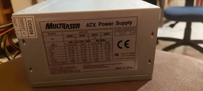 Fonte Multilaser 400W