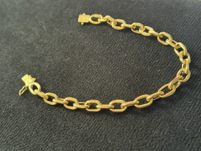 Pulseira de ouro 18k